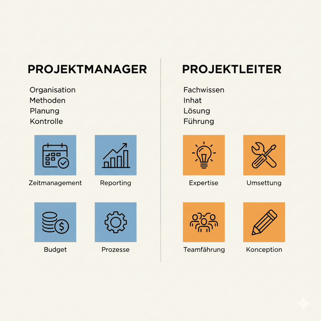 Projektmanager oder Projektleiter