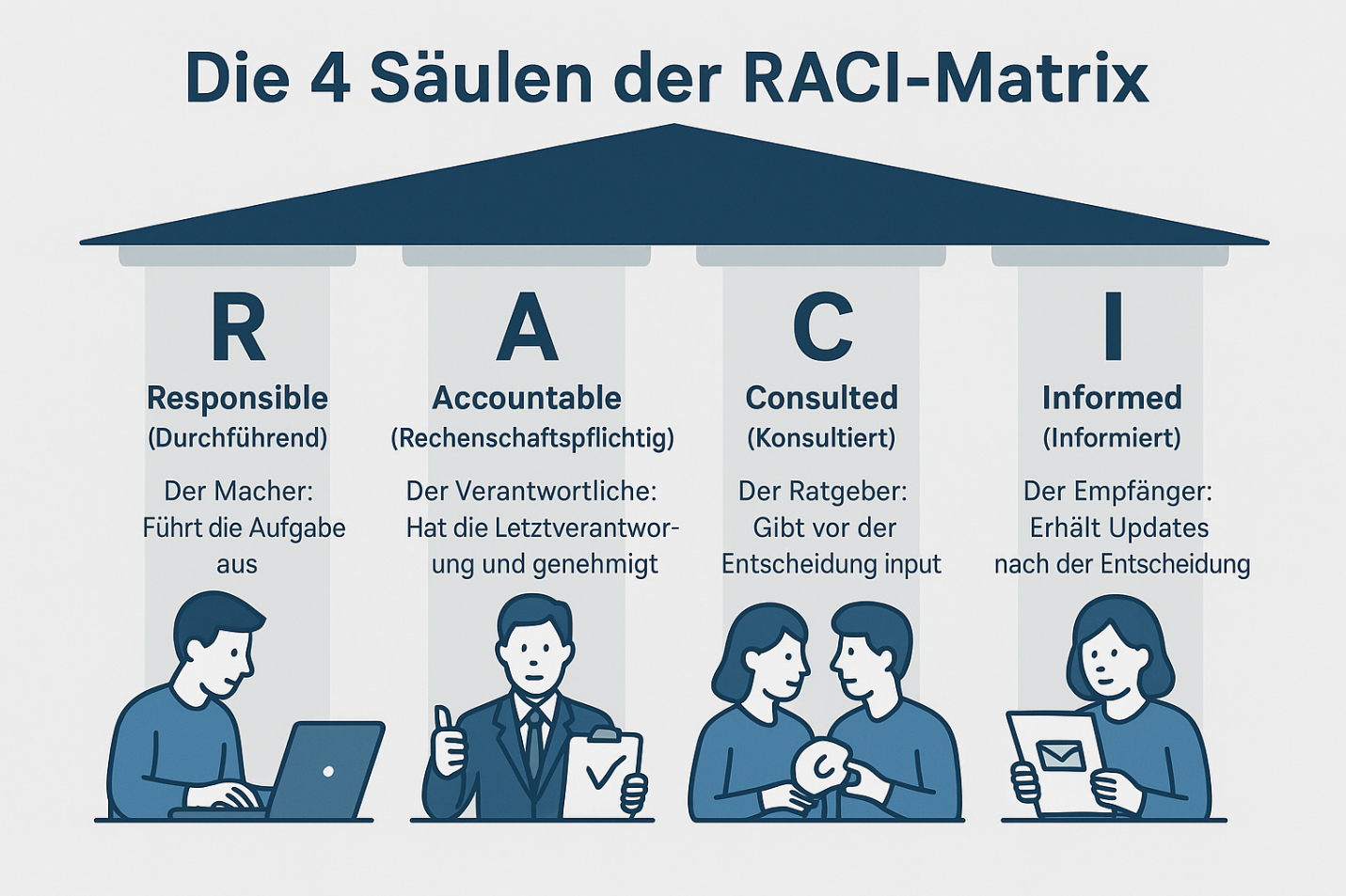 RACI-Matrix Infografik