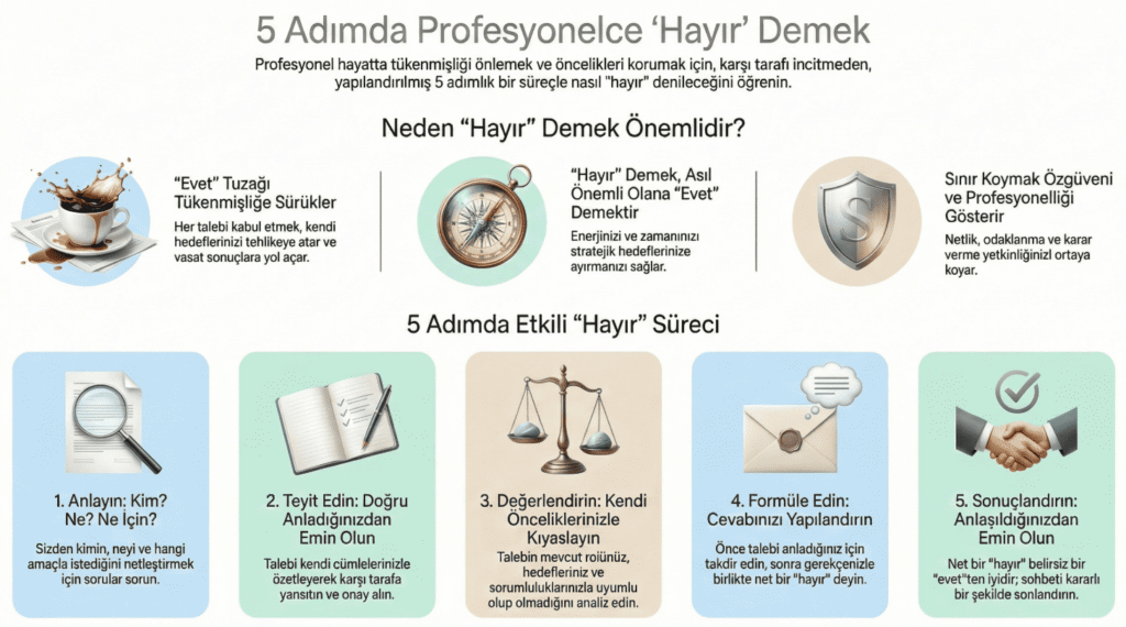 5 Adımda Hayır Diyebilmek 1 Hayır Diyebilmek